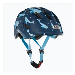 Kask rowerowy dziecięcy ABUS Smiley 3.0 blue whale