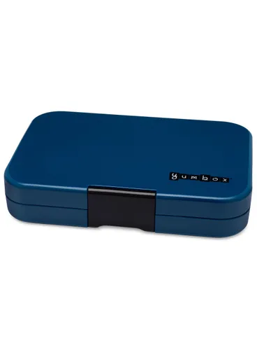 Lunchbox pojemnik na śniadanie XL Yumbox Tapas 4 - Monte Carlo blue / shark tray