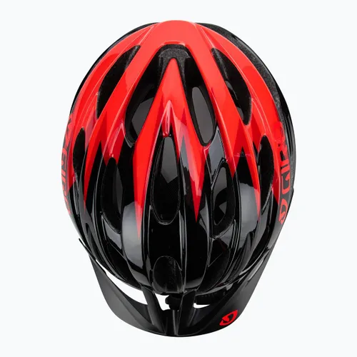Kask rowerowy dziecięcy Giro Raze Jr matte black vermillion