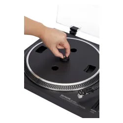 Gramofon Aiwa APX-1200BT/BK Półautomatyczny Napęd paskowy Przedwzmacniacz Bluetooth Czarny