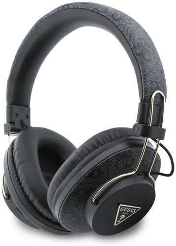 Słuchawki nauszne GUESS Triangle Logo Bluetooth ENC Czarny