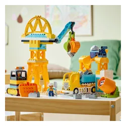 LEGO 10476 DUPLO Plac budowy z pojazdami 3 w 1