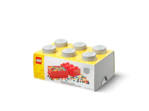 Lego Classic 40000805 Pojemnik klocek Lego Brick 6 - Szary