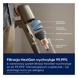 Odkurzacz pionowy ELECTROLUX Absolute Hygienic 800 EP83HB25WU