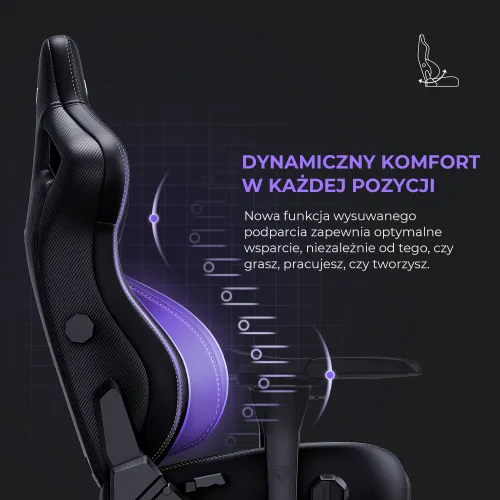 Fotel Anda Seat Kaiser 4 XL Gamingowy do 200kg Skóra Eco Limonka