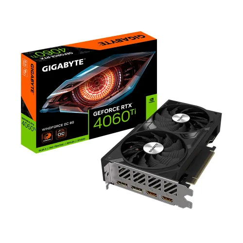 Karta graficzna Gigabyte GeForce RTX 4060 Ti WINDFORCE OC 8GB GDDR6 128bit DLSS