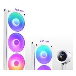Chłodzenie wodne NZXT Kraken Plus 360 RGB Biały
