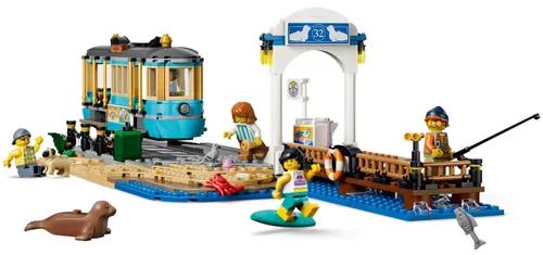 LEGO City 60506 Tramwaj przy plaży, zestaw klocków 7+