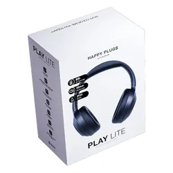 Słuchawki nauszne HAPPY PLUGS Play Lite ANC  Czarny