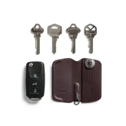 Skórzane etui na klucze Bellroy Key Cover (third edition) - deep plum