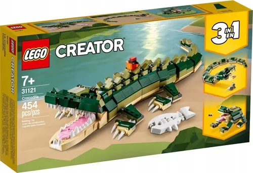 LEGO Creator 31121 3в1 крокодил змея лягушка строительные блоки