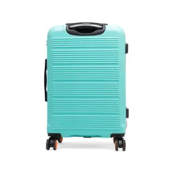 Средний жесткий чемодан Lasocki WAL-M-04TURQUOISE-04 бирюзовый