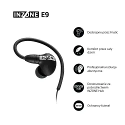 Słuchawki Sony INZONE E9 Dokanałowe Brak mikrofonu Czarny