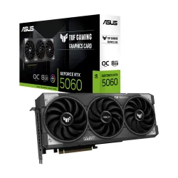 Karta graficzna ASUS TUF Gaming GeForce RTX 5060 OC Edition 8GB GDDR7 128bit DLSS 4