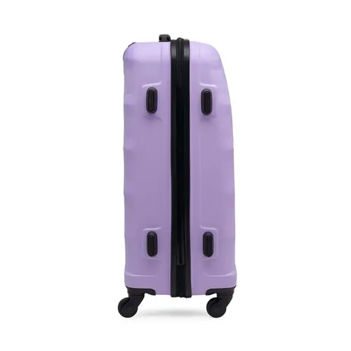 Средний жесткий чемодан Lasocki WAL-M-02PURPLE-ABS-04 фиолетовый