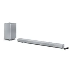 Soundbar SHARP HT-SBW55121 Srebrny 5.1.2-kanałowy, Bezprzewodowy Subwoofer, HDMI eARC, Dolby Atmos, 4K, BT