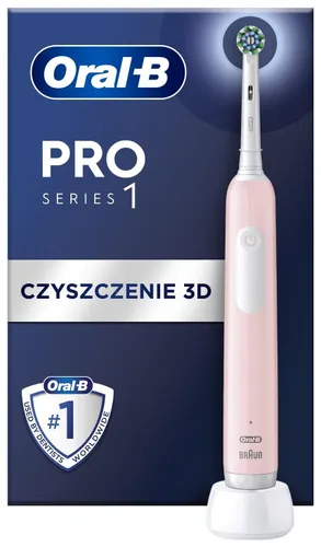 Электрическая зубная щетка Oral-B Pro 1 Pink Cross Action Pink