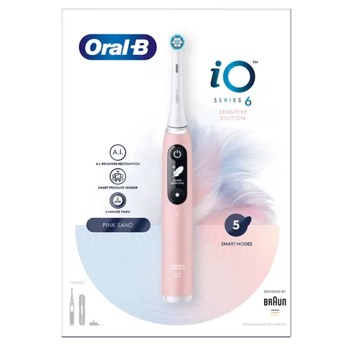 Электрическая зубная щетка Oral-B Io6 Pink Sand