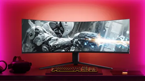 Monitor TCL 57R94 57" 7680x2160px 120Hz 1 ms [GTG] Curved