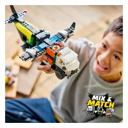 LEGO 60505 City Zestaw z samolotem, ciężarówką serwisową i poduszkowcem