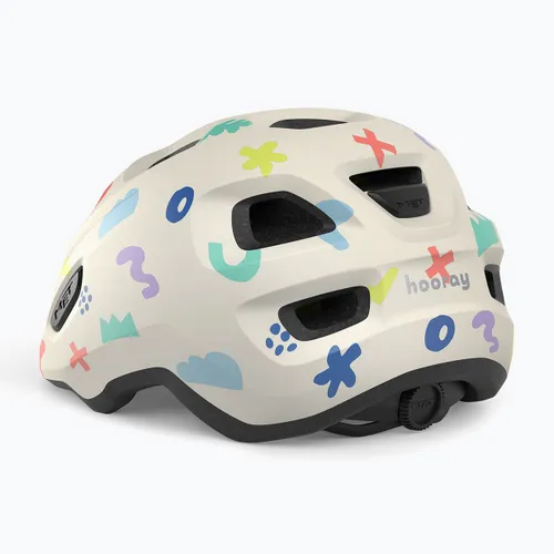 Kask rowerowy dziecięcy MET Hooray icons matt