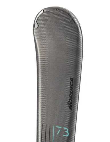 Narty damskie NORDICA BELLE 73 + wiązanie MARKER TP2 COMPACT 10 z GRIP WALK - Długość (cm) - 144