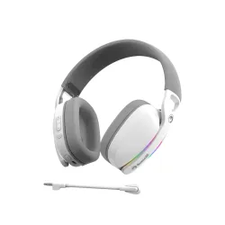 Słuchawki bezprzewodowe z mikrofonem Marvo Pulz 70W Nauszne Biały