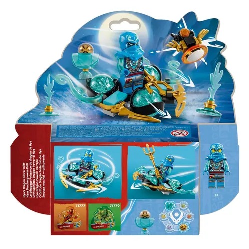 LEGO 71778 NINJAGO Smocza moc Nyi — driftowanie spinjitzu