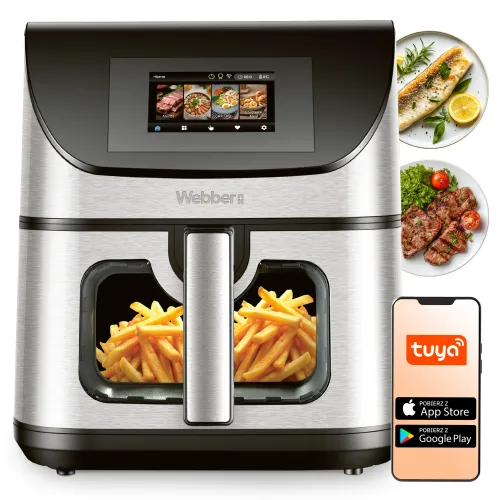 Air fryer Webber AF938 2200W 8l Aplikacja mobilna
