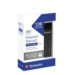 Dysk VERBATIM Keypad Secure 128GB Czarny