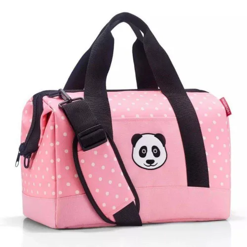 Reisenthel Allrounder M Kids Seyahat Çantası-panda Dots pink