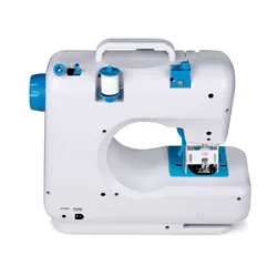 Maszyna do szycia ŁUCZNIK Mini Blue + osłonka na palce i akcesoria