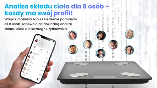 Waga łazienkowa EXTRALINK Plus+