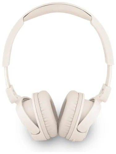 Słuchawki nauszne GUESS Metal Logo Script Beżowy