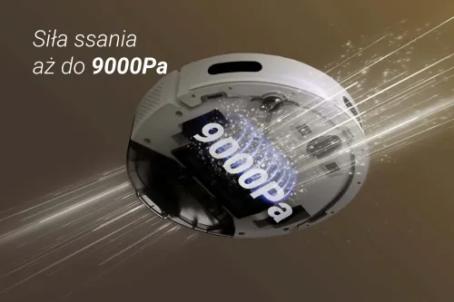 Robot sprzątający Ezviz RE5S Plus Funkcja mopowania Stacja oczyszczająca Tworzenie mapy pomieszczenia Biały