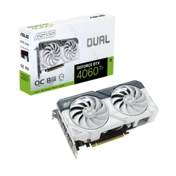 Karta graficzna ASUS Dual GeForce RTX 4060Ti White OC Edition 8GB GDDR6 128bit DLSS