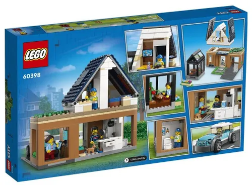 LEGO City 60398 aile evi ve elektrikli araç