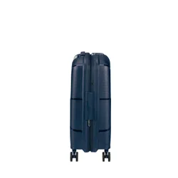 Маленький расширяемый чемодан American Tourister StarVibe-navy