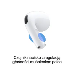 Apple AirPods 5 z Bezprzewodowym Etui Ładującym Douszne Bluetooth 5.3 Funkcje AI Biały