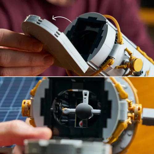 LEGO ICONS 11382 Hubble Space Telescope, zestaw klocków 18+