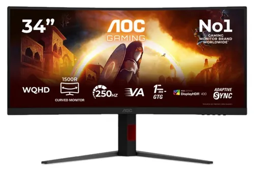 AOC CU34G4ZCA - 250Hz | UWQHD | Fast VA | 34''