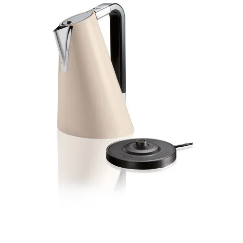 BUGATTI Vera Easy 1,7 l kremowy - czajnik elektryczny bezprzewodowy stalowy