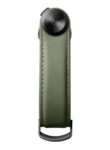 Skórzane etui organizer na klucze Orbitkey Key Organiser Pro Saffiano Leather - olive