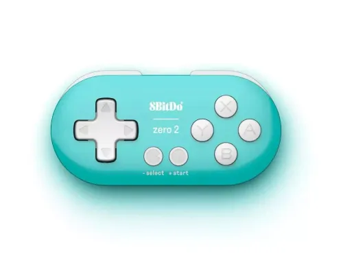 Геймпад Pad 8BitDo Zero 2 Bluetooth для ПК, Nintendo Switch, Android беспроводной бирюзовый