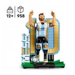 LEGO Editions 43015 Lionel Messi piłkarska legenda, zestaw klocków