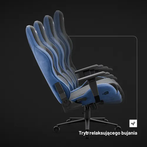 Fotel DIABLO CHAIRS X-One 2.0 Normal Size Czarno-niebieski