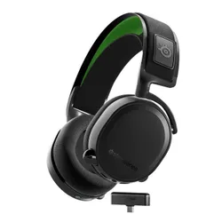 Słuchawki bezprzewodowe z mikrofonem SteelSeries Arctis 7X+ Nauszne Czarno-zielony