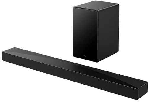 Soundbar TCL Q65H Czarny 5.1-kanałowy, Bezprzewodowy Subwoofer, 4K HDR, HDMI eARC, BT, Dolby Atmos, DTS:X
