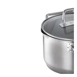 ROESLE Expertiso 3,4 l - garnek ze stali nierdzewnej z pokrywką