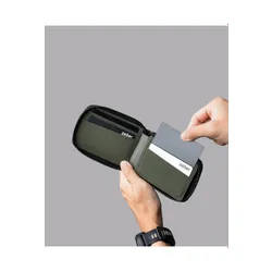 Кошелек Alpaka Zip ID, зеленый